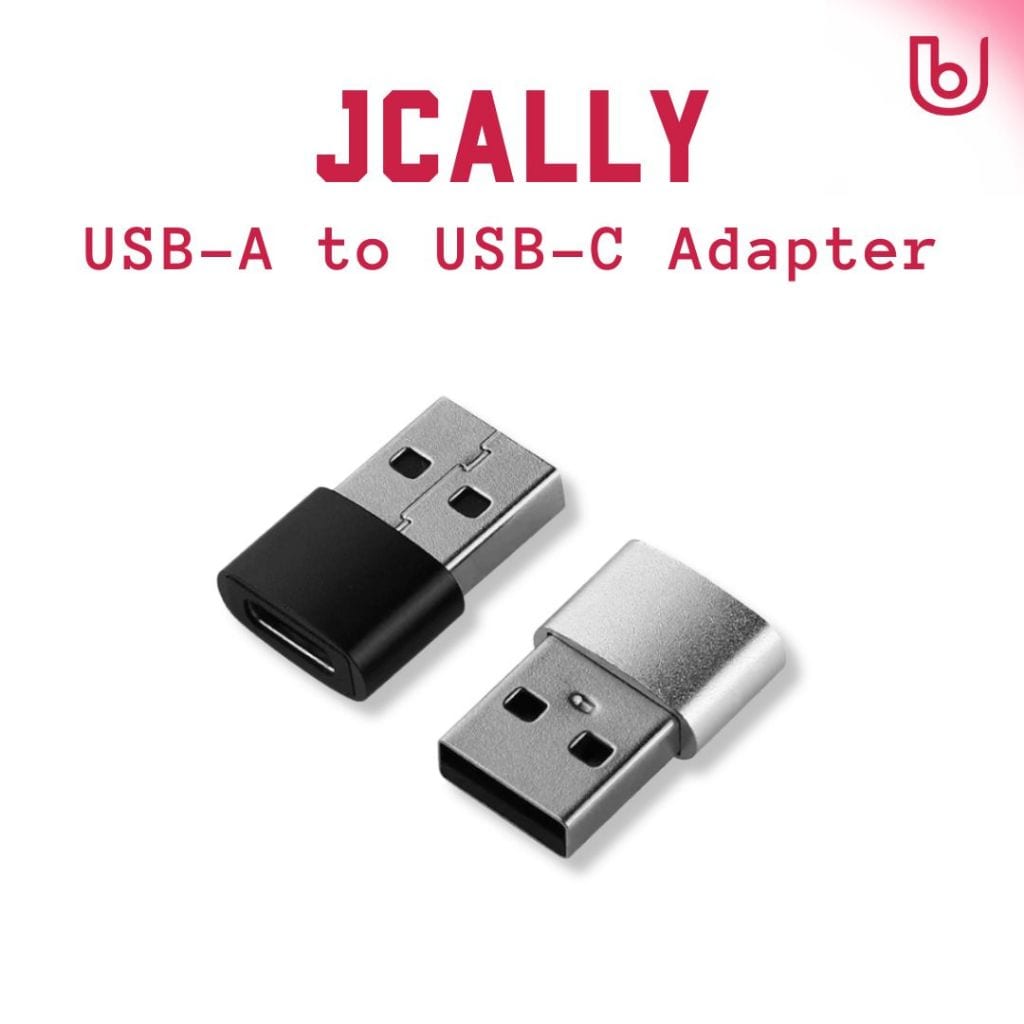 JCally USB-C to USB-A Connector